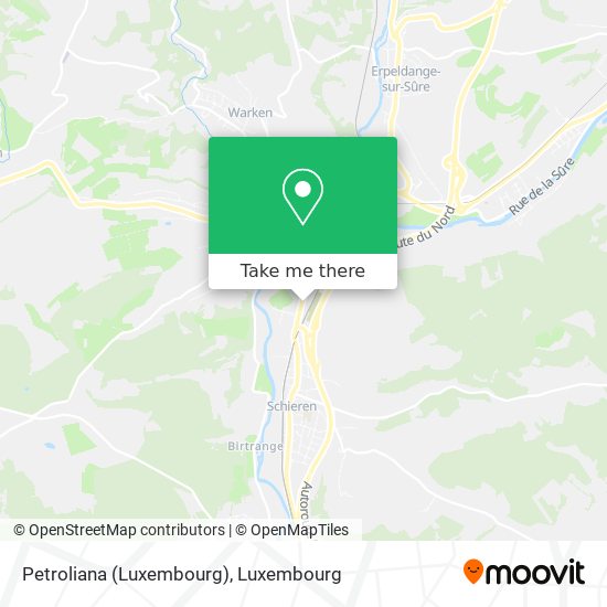 Petroliana (Luxembourg) map