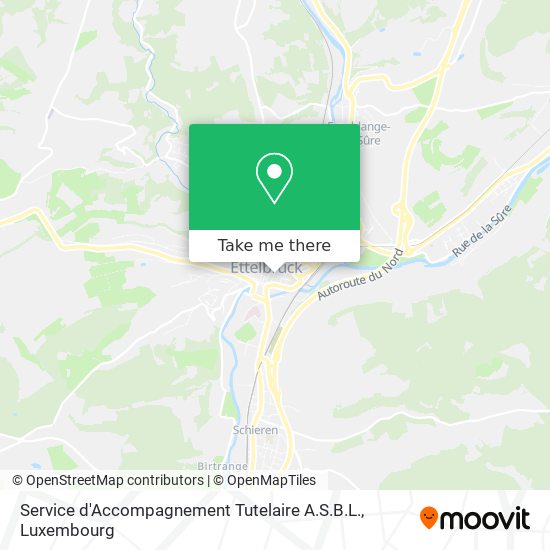 Service d'Accompagnement Tutelaire A.S.B.L. map