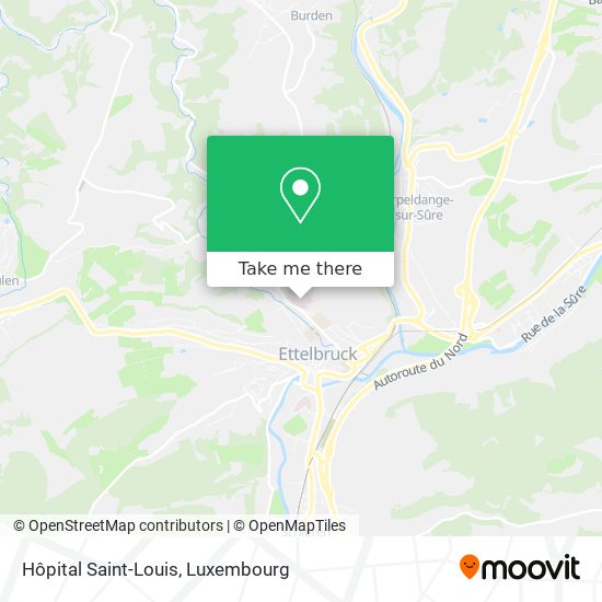 Hôpital Saint-Louis map