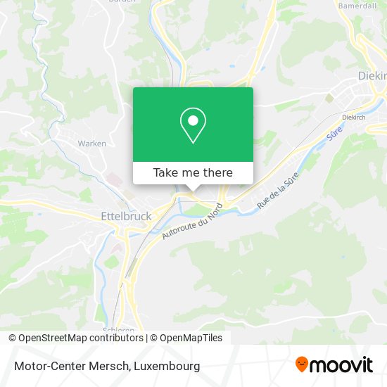 Motor-Center Mersch map