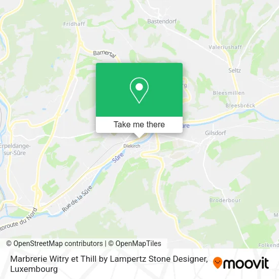 Marbrerie Witry et Thill by Lampertz Stone Designer map