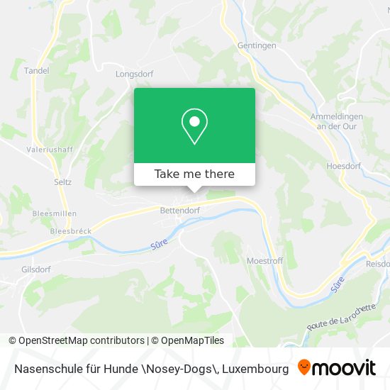 Nasenschule für Hunde \Nosey-Dogs\ map