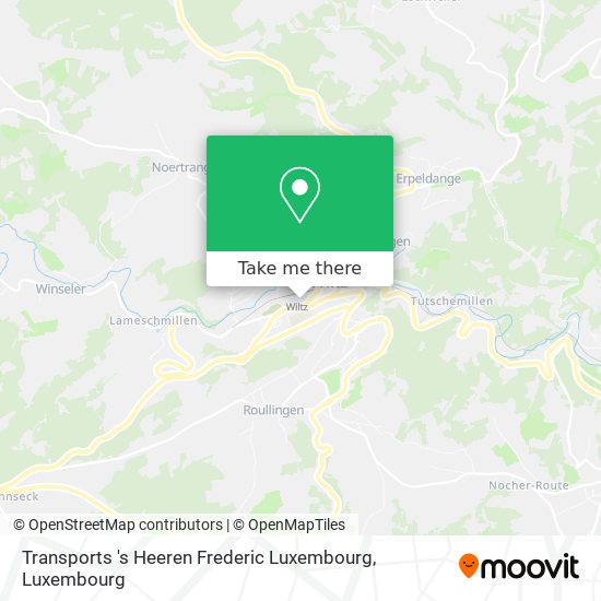 Transports 's Heeren Frederic Luxembourg map