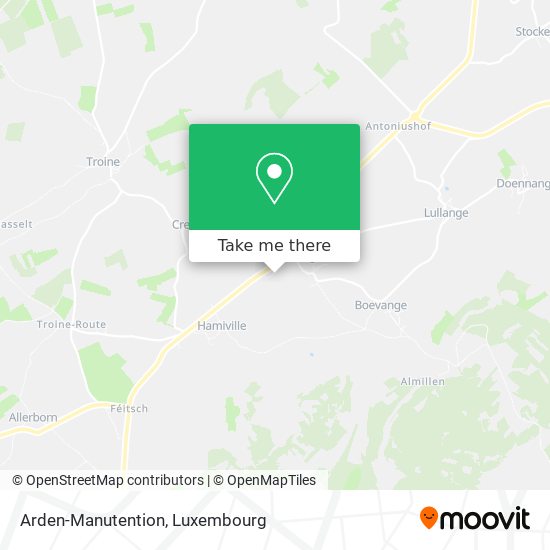 Arden-Manutention map