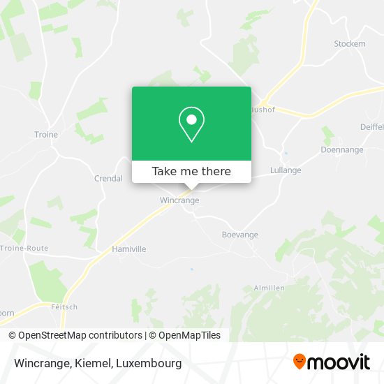 Wincrange, Kiemel map