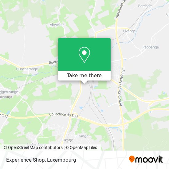 Experience Shop map