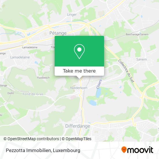 Pezzotta Immobilien map