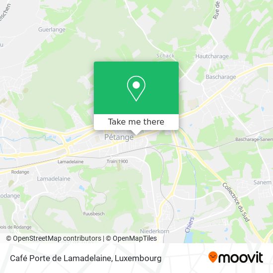 Café Porte de Lamadelaine map