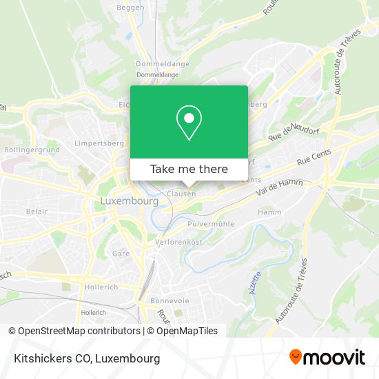 Kitshickers CO map