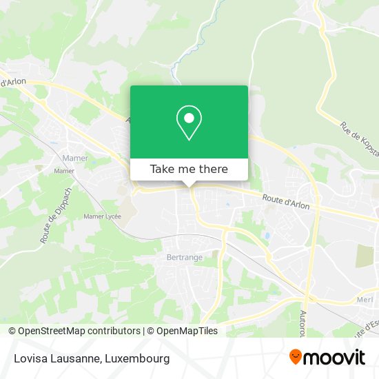 Lovisa Lausanne map