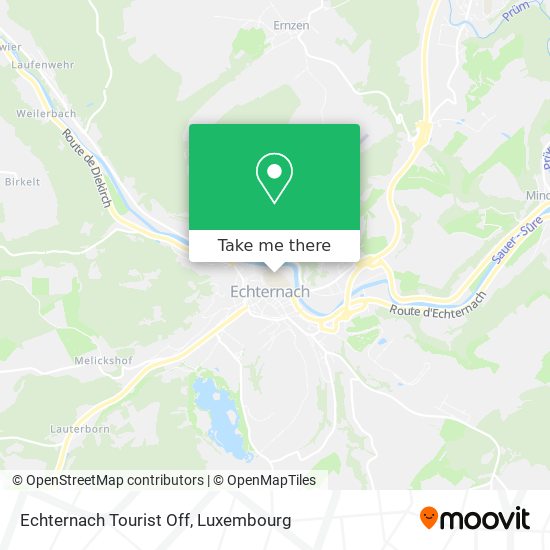 Echternach Tourist Off map