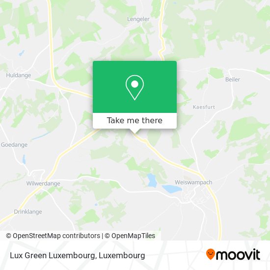 Lux Green Luxembourg map
