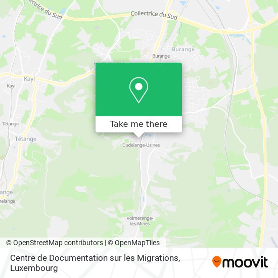 Centre de Documentation sur les Migrations map