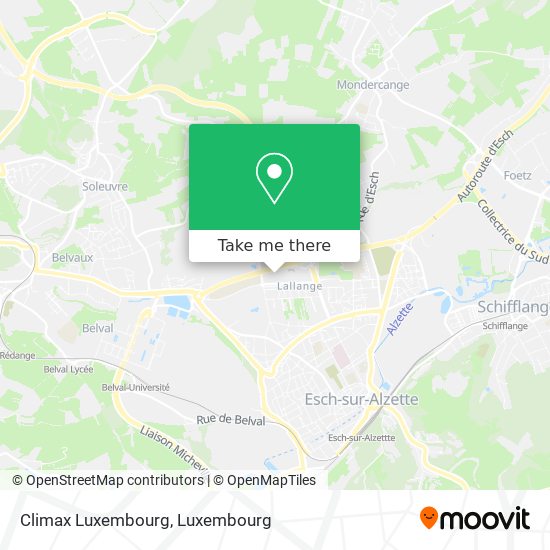Climax Luxembourg map