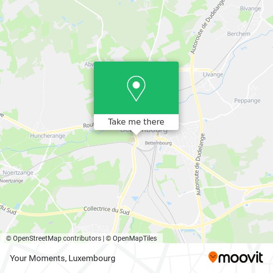 Your Moments map
