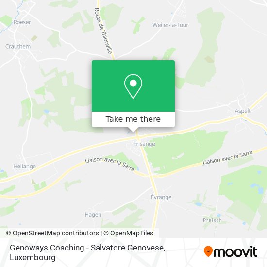 Genoways Coaching - Salvatore Genovese map