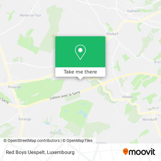Red Boys Uespelt map
