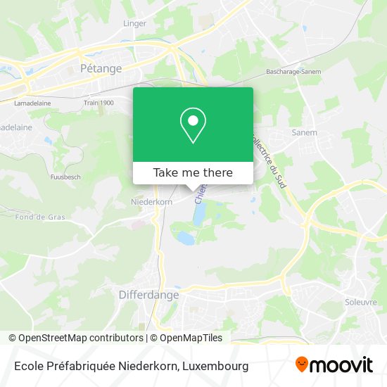 Ecole Préfabriquée Niederkorn map