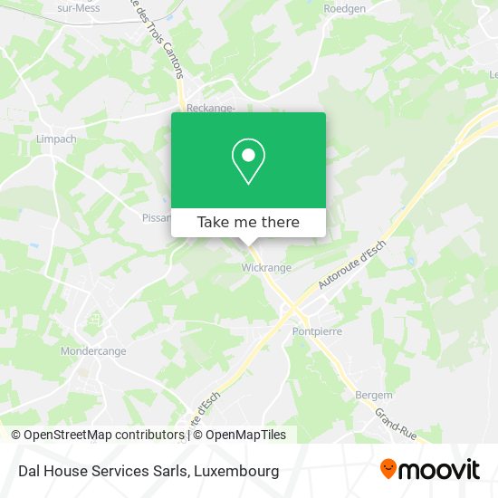 Dal House Services Sarls map