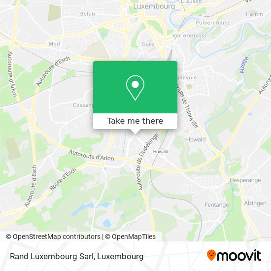 Rand Luxembourg Sarl map