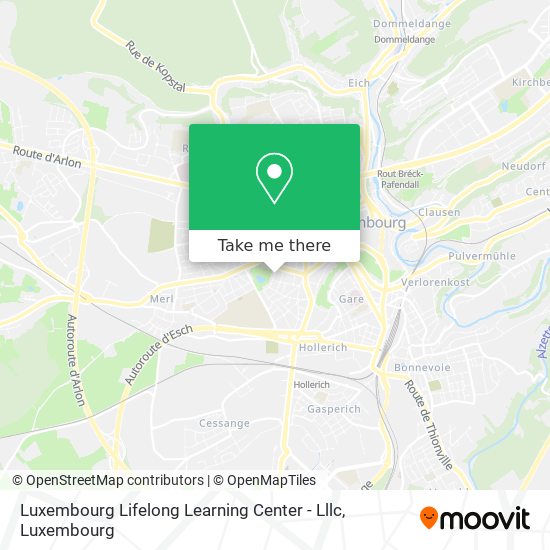 Luxembourg Lifelong Learning Center - Lllc Karte