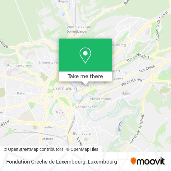 Fondation Crèche de Luxembourg Karte