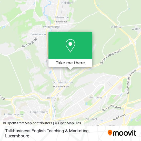 Talkbusiness English Teaching & Marketing map
