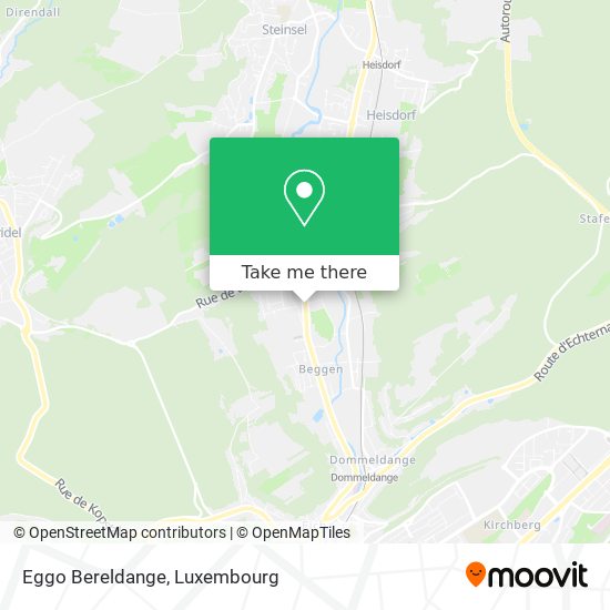 Eggo Bereldange map