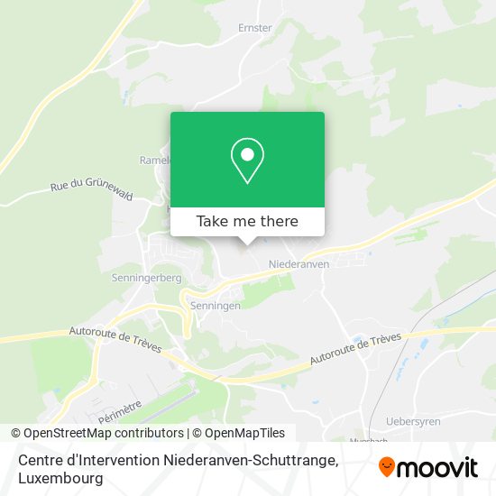 Centre d'Intervention Niederanven-Schuttrange map
