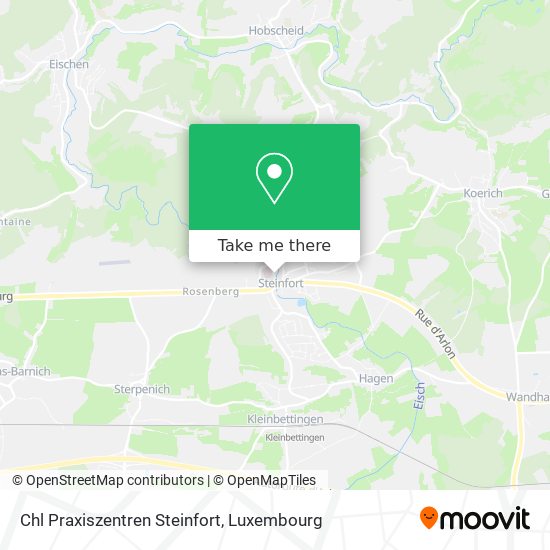 Chl Praxiszentren Steinfort map