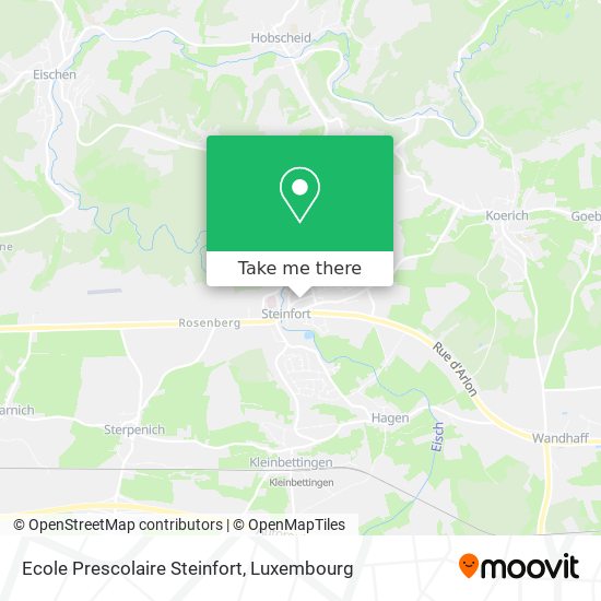 Ecole Prescolaire Steinfort map