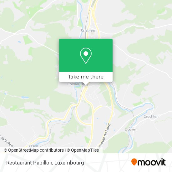 Restaurant Papillon map