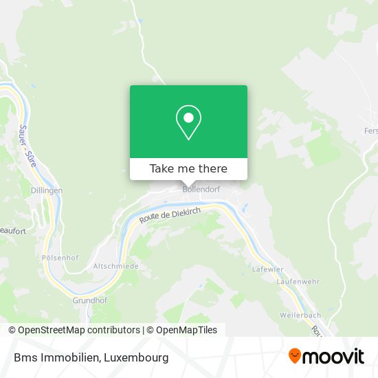 Bms Immobilien map