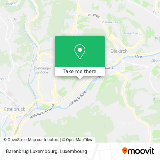Barenbrug Luxembourg map
