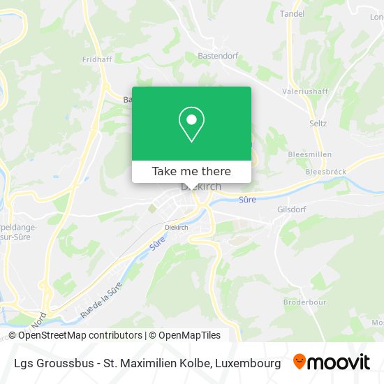 Lgs Groussbus - St. Maximilien Kolbe map
