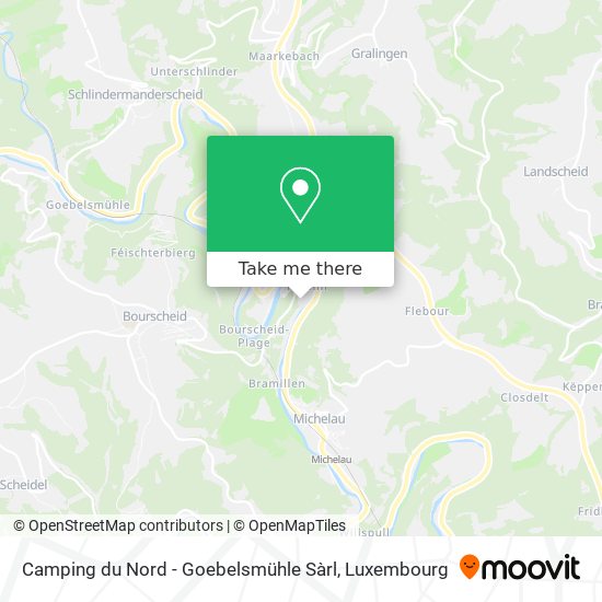 Camping du Nord - Goebelsmühle Sàrl Karte
