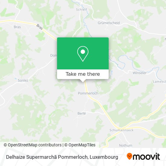 Delhaize Supermarchã Pommerloch map