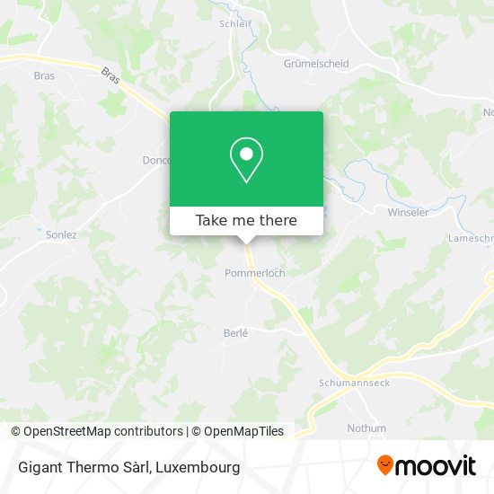 Gigant Thermo Sàrl map