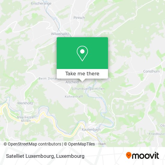 Satelliet Luxembourg map