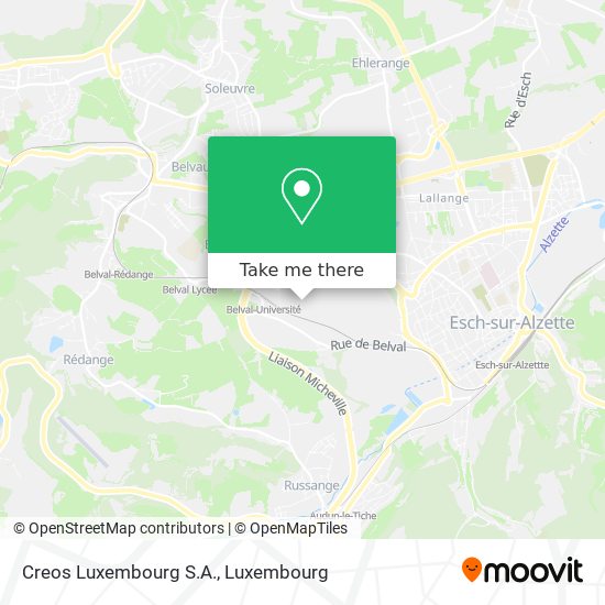 Creos Luxembourg S.A. map