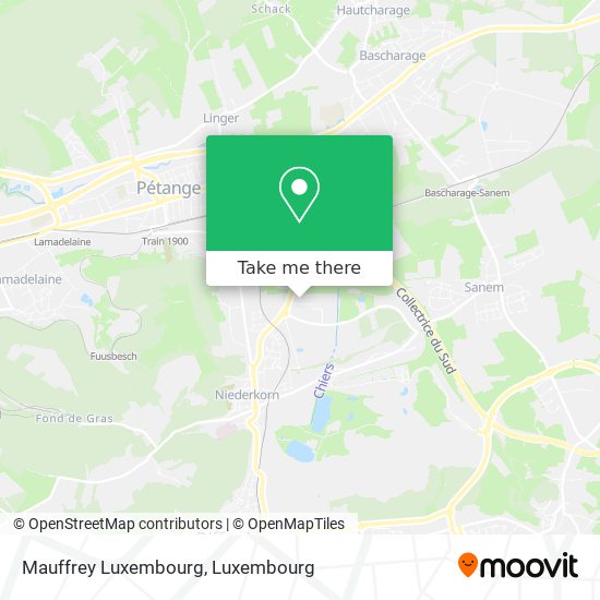 Mauffrey Luxembourg map