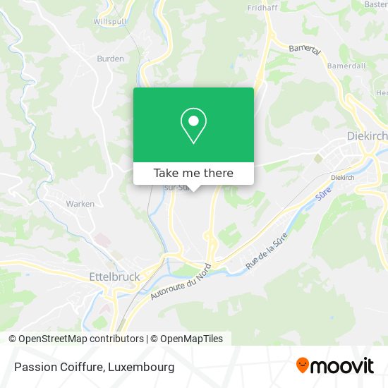 Passion Coiffure map