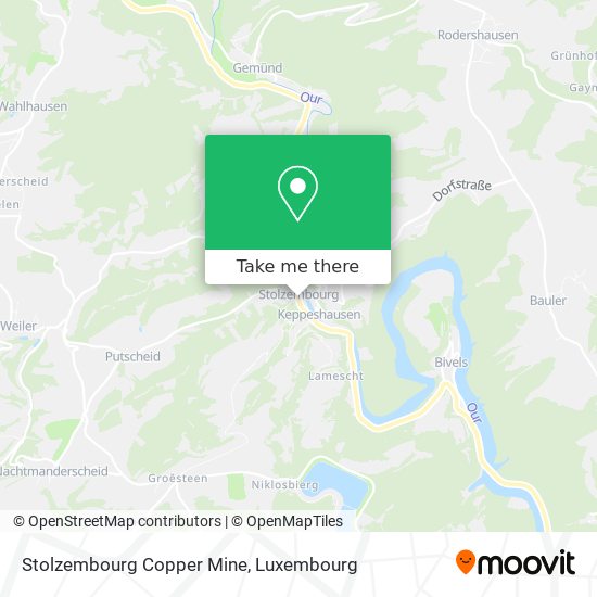 Stolzembourg Copper Mine Karte