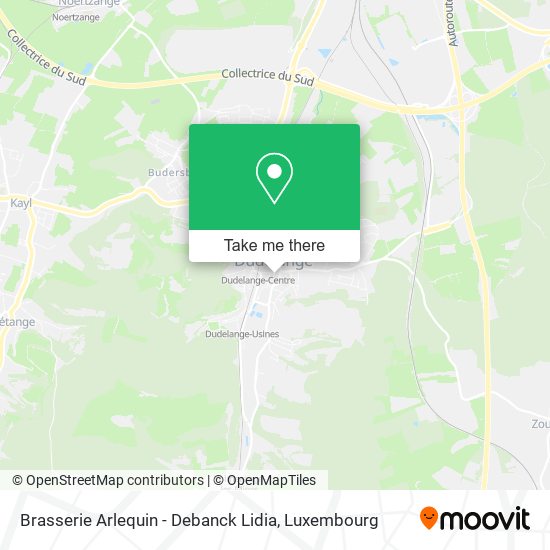 Brasserie Arlequin - Debanck Lidia map