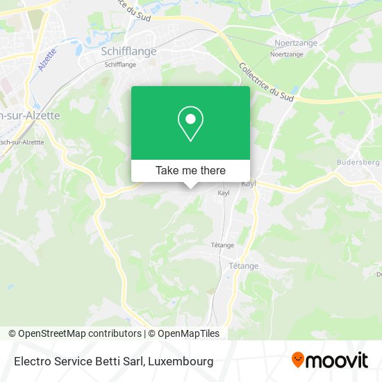 Electro Service Betti Sarl map