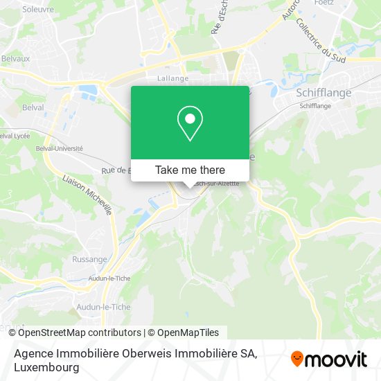 Agence Immobilière Oberweis Immobilière SA Karte
