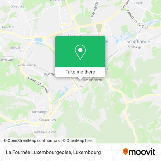 La Fournée Luxembourgeoise Karte