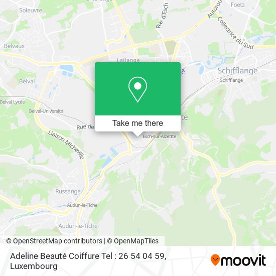 Adeline Beauté Coiffure Tel : 26 54 04 59 map