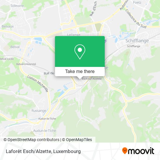 Laforêt Esch/Alzette map