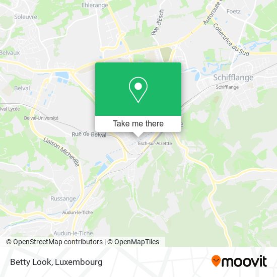 Betty Look map